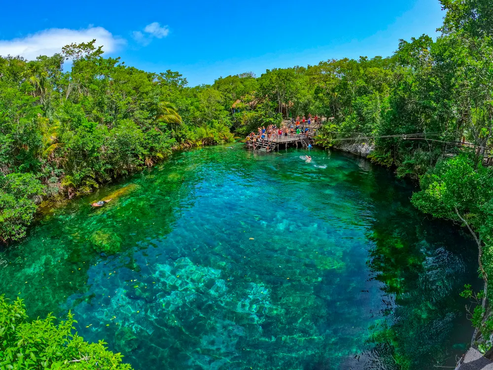 Freshwater lagoon snorkeling tour